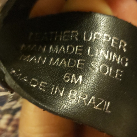 Snakeskin Python Pattern Platform Stacked Heels Shoes - Picture 6 of 6